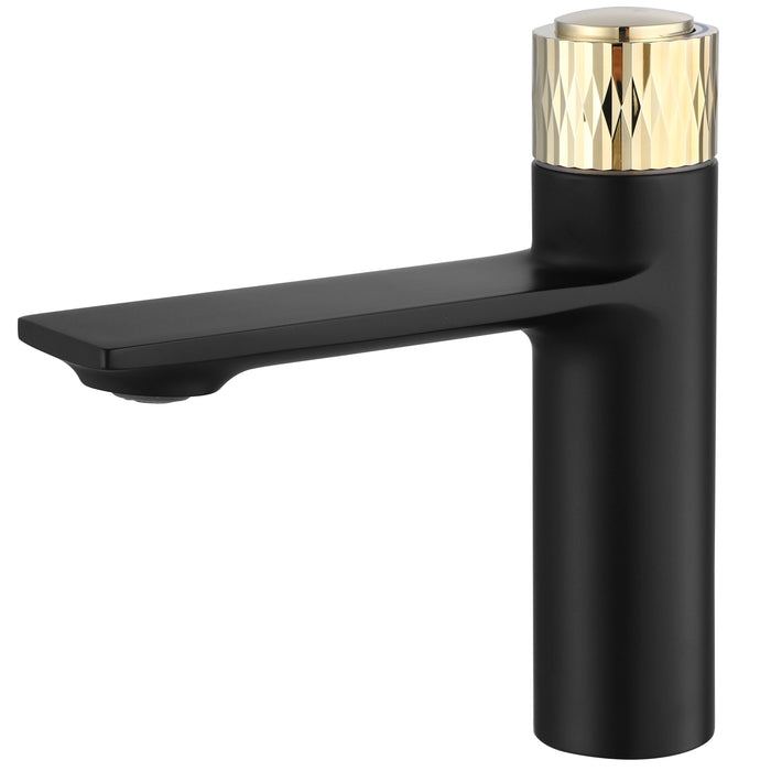 Rubinetto Da Lavabo Rea Storm Black Gold Low