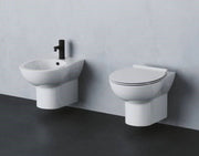 Sanitari sospesi Azzurra Fast terra wc + bidet copriwc