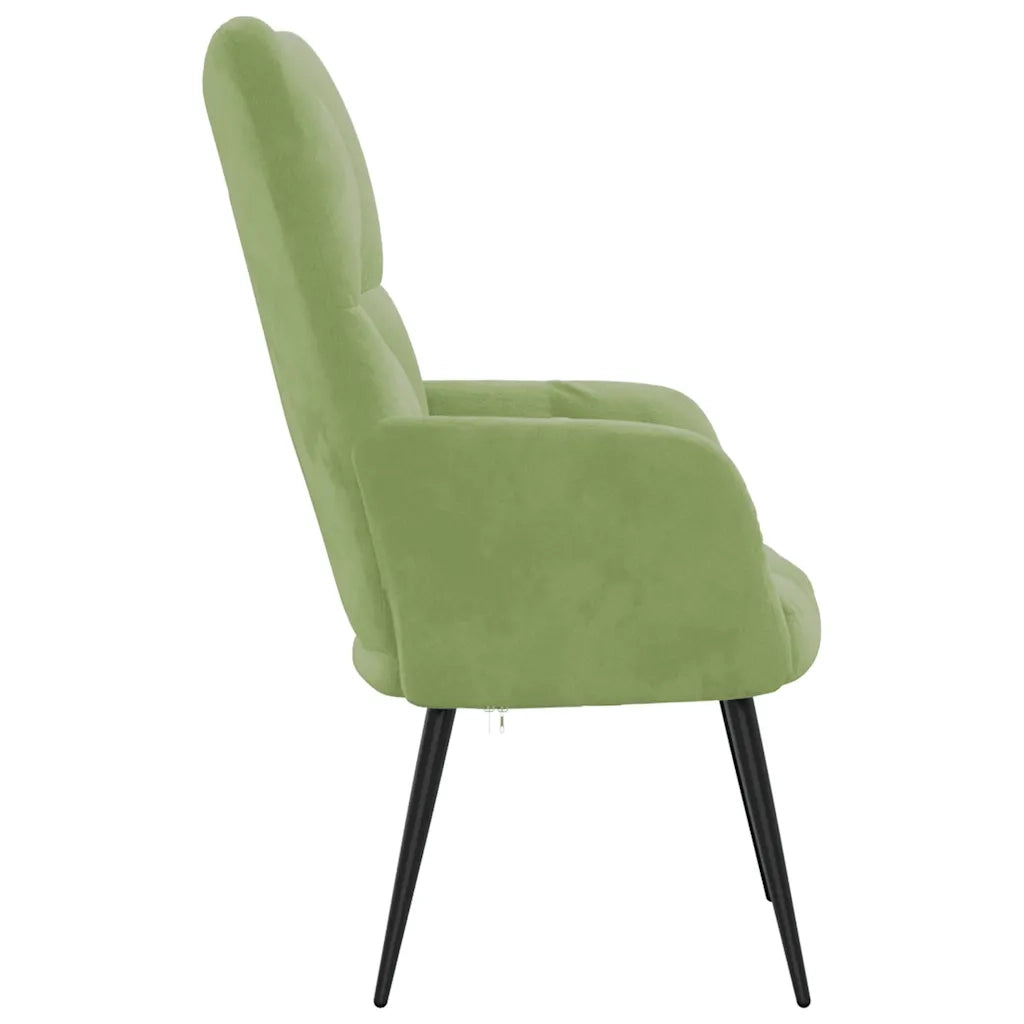Poltrona Relax Verde Chiaro in Vellutocod mxl 119423