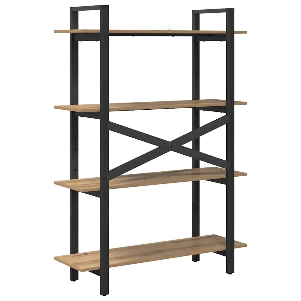 Libreria Rovere artigianale 100 x 33,5 x 140 cm