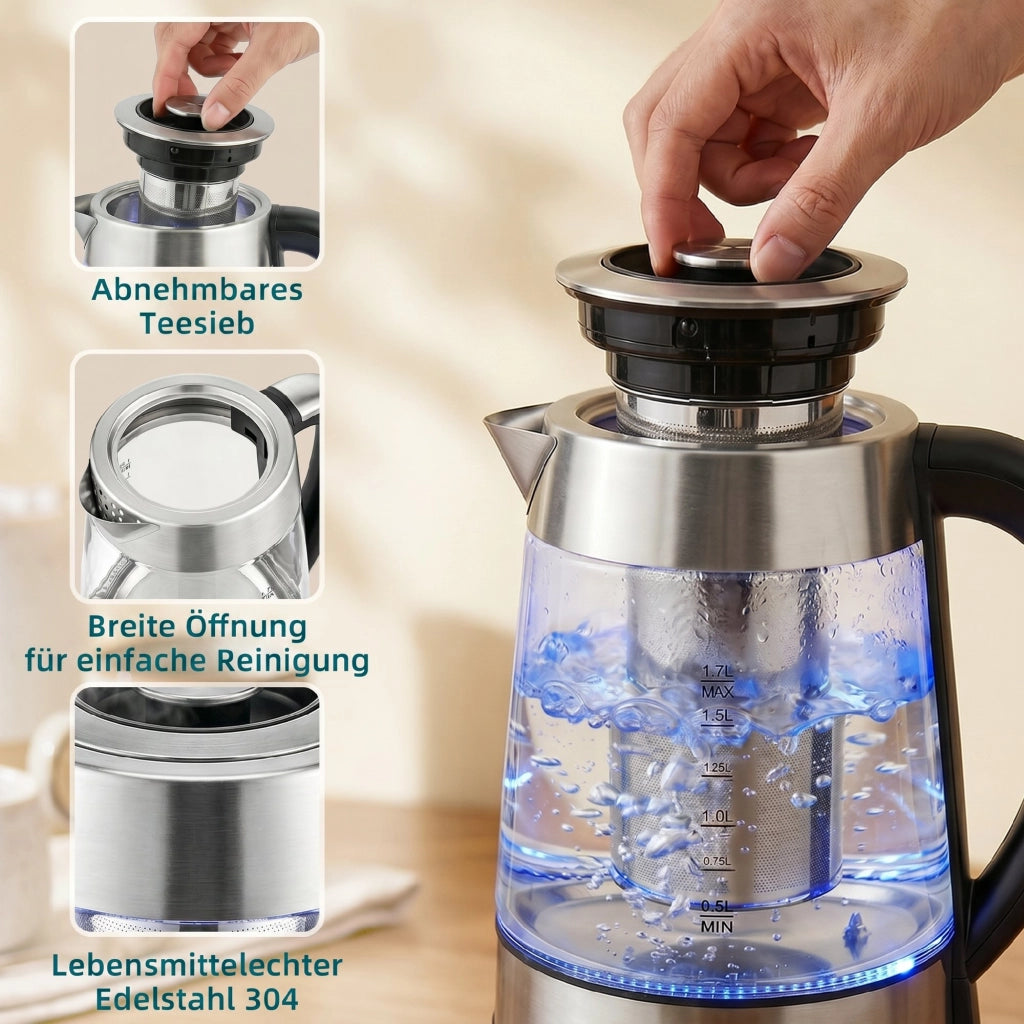 Bollitore Elettrico 1.7L ¨C Zephmum ¨C Bianco