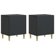 Armadio da Notte 2 pcs Nero 43 x 34,5 x 50 cm 894568