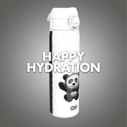 bicchiere da drink, 600 ml, senza zucchero, apertura con una mano, chiusura sicura, lavabile in lavastoviglie, coperchio a scatto, maniglia portatile, facile da pulire, duraturo, design panda