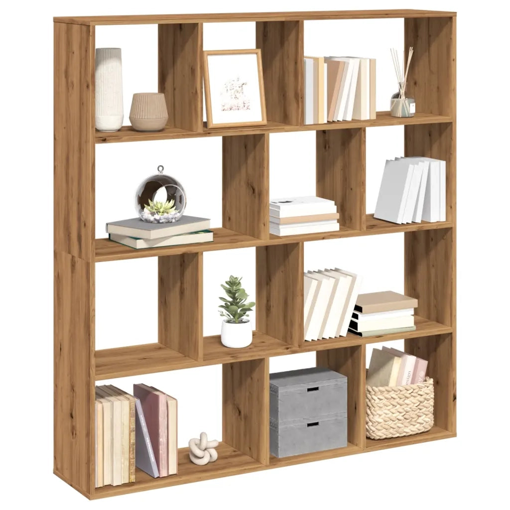 Libreria Rovere Artigianale 132x29x141,5cm in Legno Multistrato 3310315