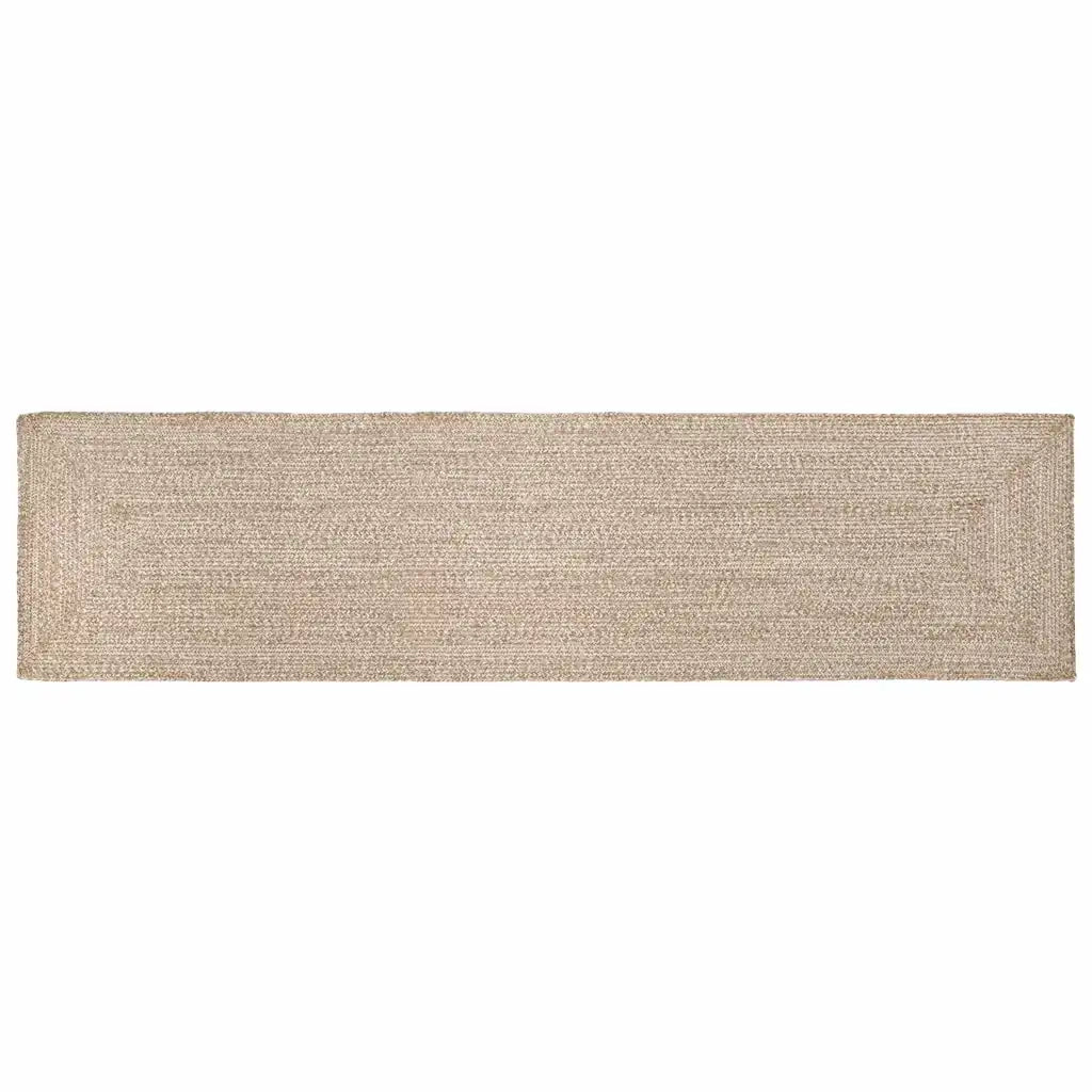 Tappeti per area Naturale e Bianco 60 x 400 cm Juta