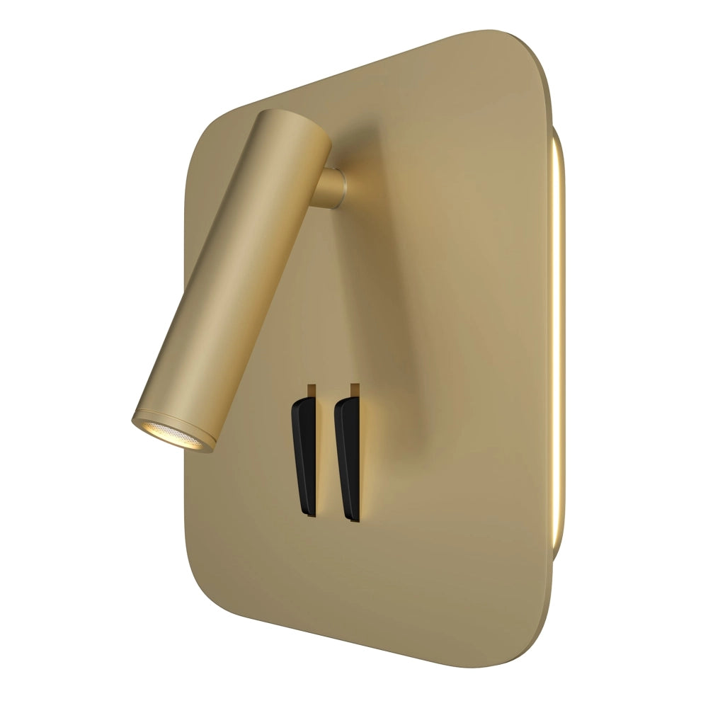 Lampada da parete Ceiling & Wall in Alluminio Ios 176 Opaco Oro