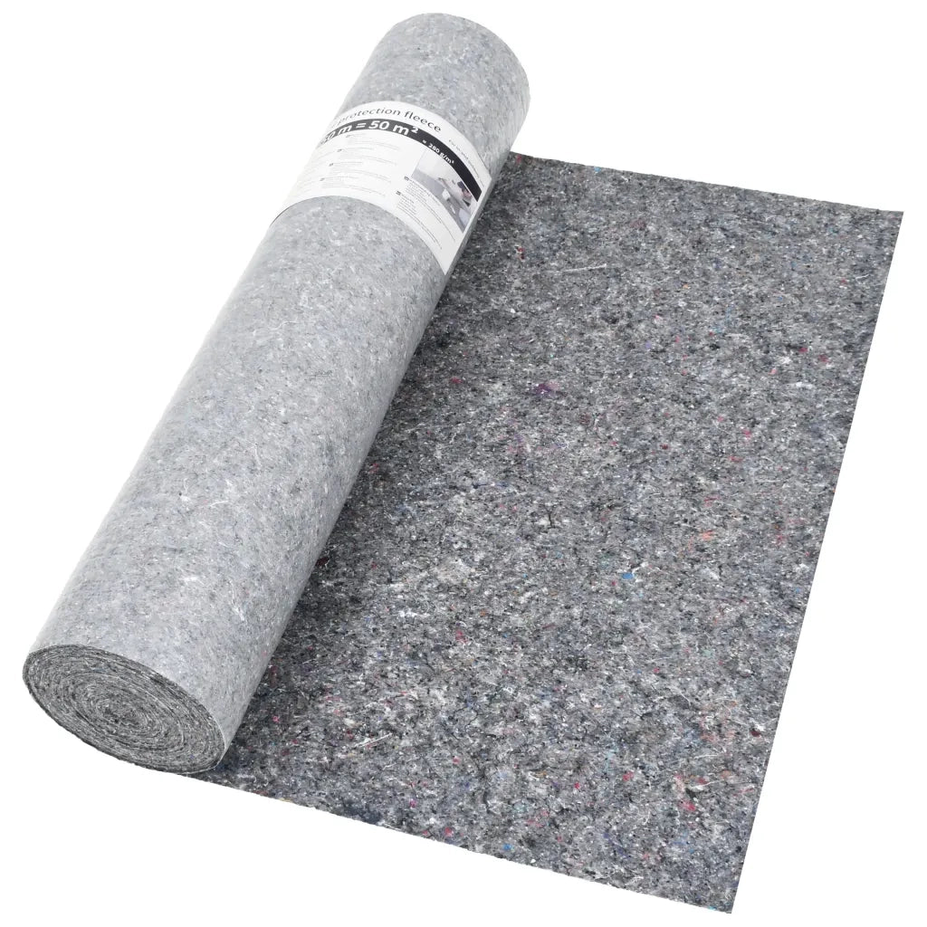 Telo Protettivo per Pittori Antiscivolo 50 m 280 g/m² Grigio 142698