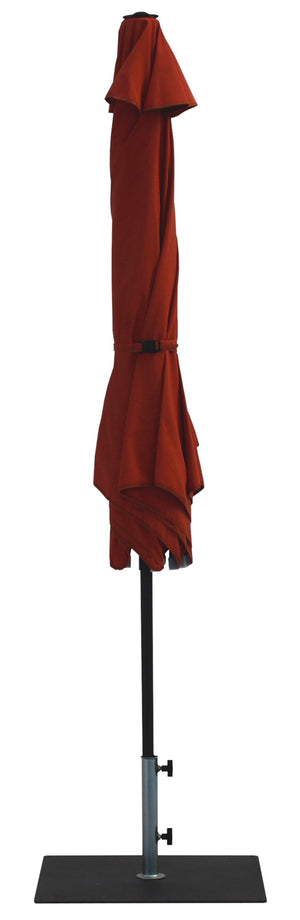 Ombrellone da Giardino Ø3 m Palo Ø38 mm in Alluminio Tessuto Olefin Trend Terracotta