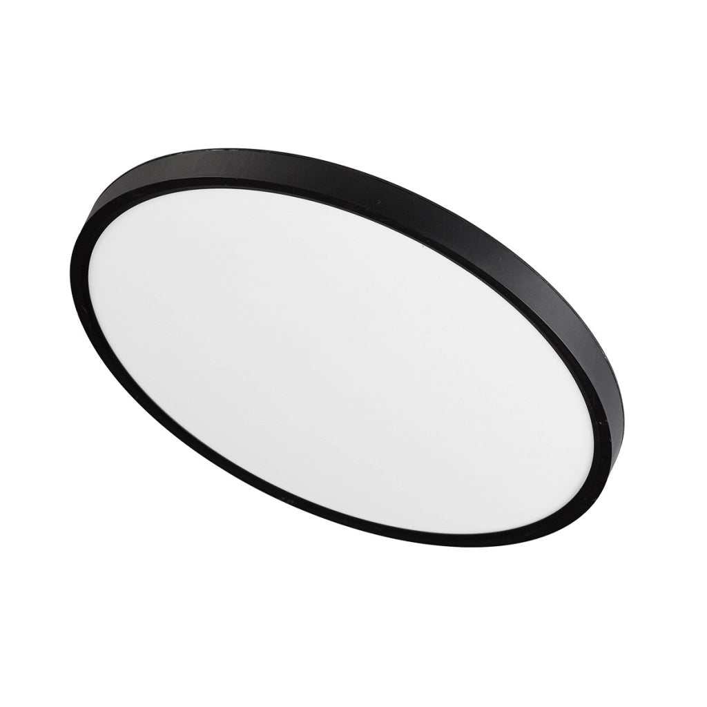 Plafoniera rotonda moderna nera Ø40 LED 36W CCT California