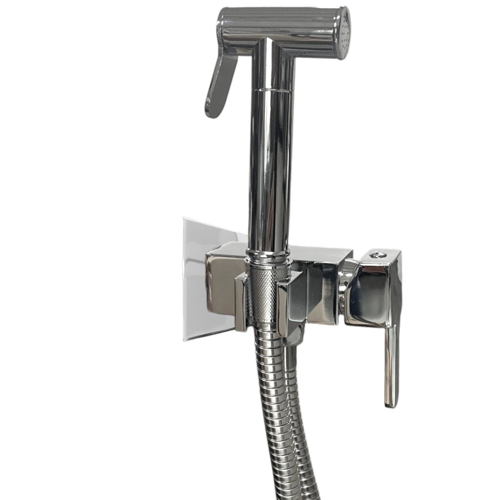 Kit per wc bidet in ottone con miscelatore