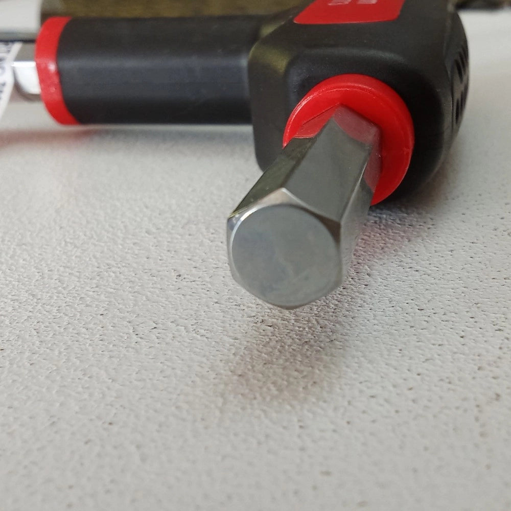 Benman turball 3mm chiave a t maschio esagonale con impugnatura bimateriale