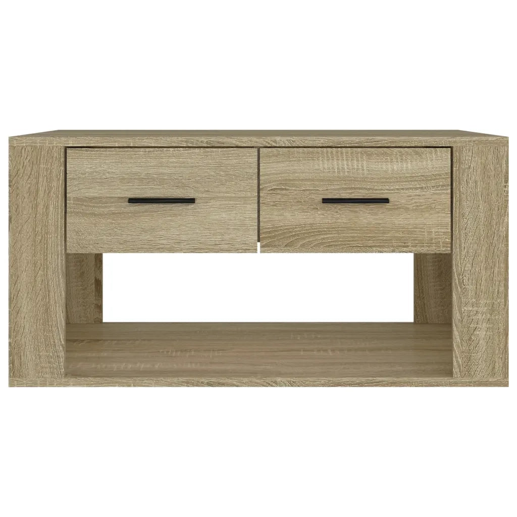 Tavolino da Salotto Rovere Sonoma 80x50x40 cm Legno Multistrato 816531