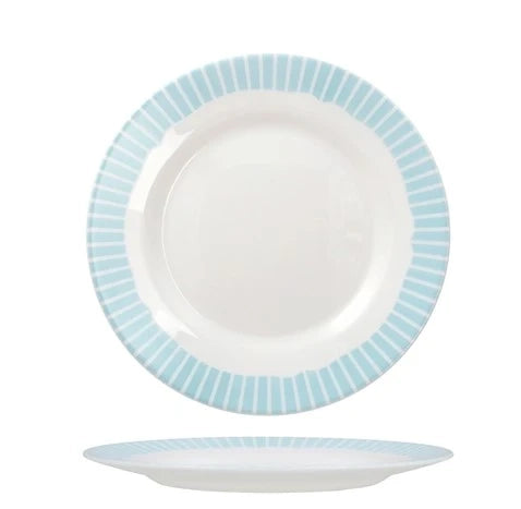 Servizio Tavola 18 Pezzi in Vetro Romantic Blue