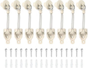 Set di 8 Bungee universali per sostituzione di componenti di zonatura, cavi Bungee, anelli di fissaggio Bungee, estremità di fissaggio per cavo per tende esterne e interne, colore beige