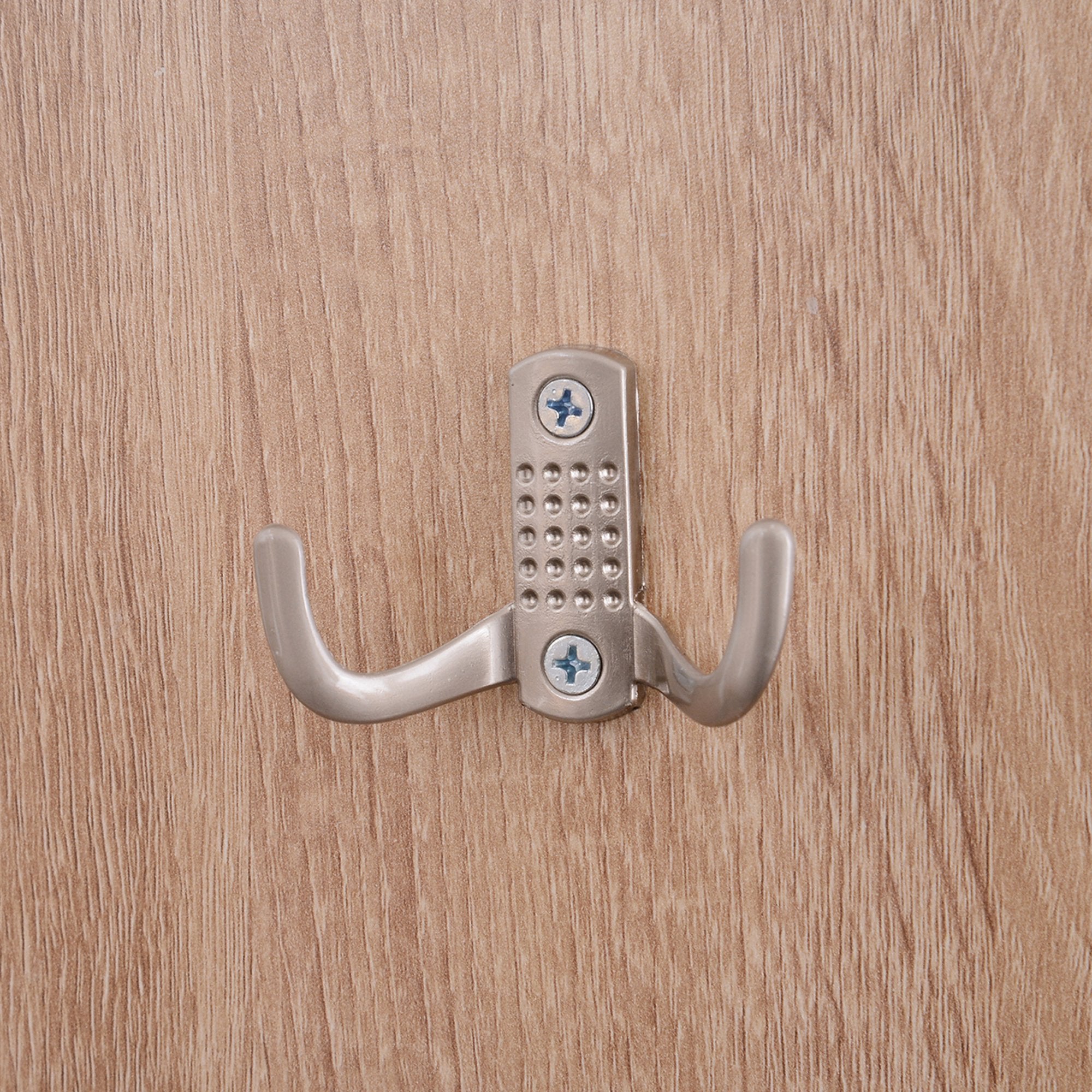 Easycomfort Mobile per Ingresso in Legno Set 3 Pezzi con Scarpiera, Appendiabiti e Specchio, 80x27x46.5cm - Color Legno