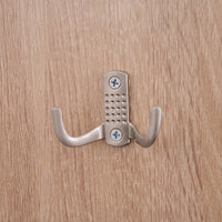 Easycomfort Mobile per Ingresso in Legno Set 3 Pezzi con Scarpiera, Appendiabiti e Specchio, 80x27x46.5cm - Color Legno