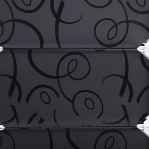 Easycomfort Scarpiera Salvaspazio Modulare da Ingresso in Plastica, 95x37x160cm, Bianco e Nero