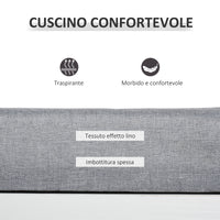 Easycomfort Panca Scarpiera con Cuscino, Cassetto e 3 Vani Aperti in Legno, 81x31.5x49cm, Bianco