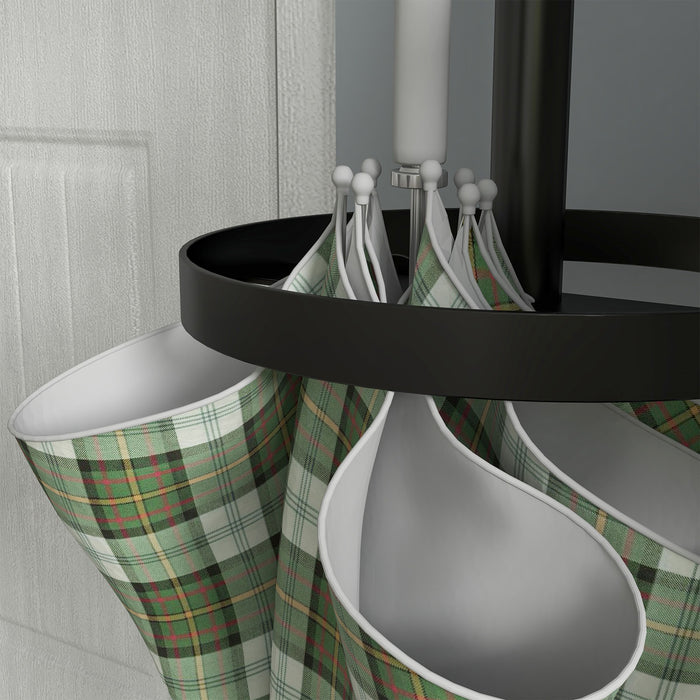 Easycomfort Appendiabiti da Terra con Portaombrelli e 8 Ganci a Disco in Metallo Ø34 x 177cm, Nero