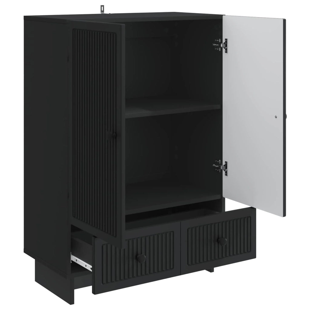 Credenza Nero 66 x 34,5 x 95 cm Legno ingegnerizzato 893976