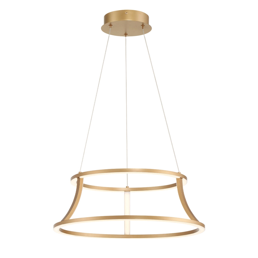 Lampada a sospensione LED oro spazzolato Ø51 54W Cadoux