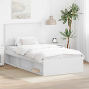 Struttura del letto Bianco 100 x 200 cm Pino massello 3411046