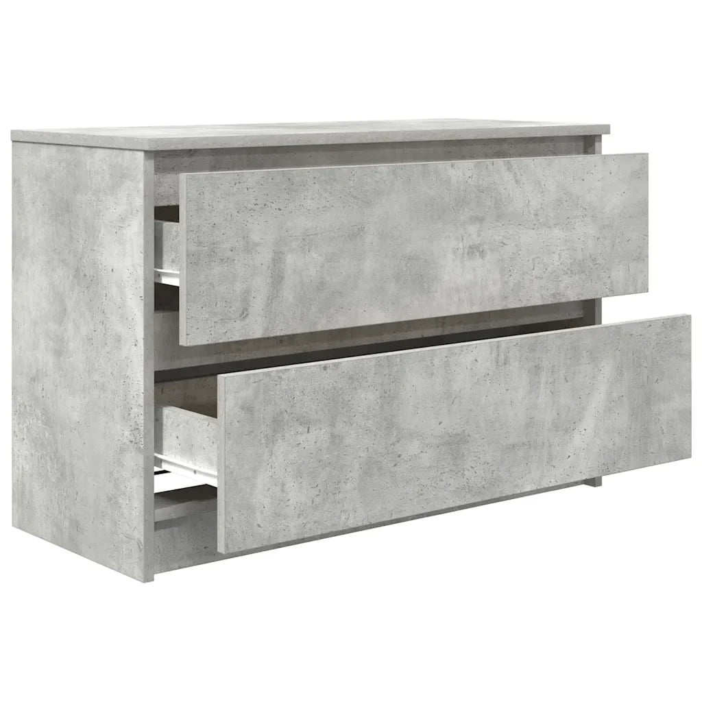 Mobile TV moderno con ampio spazio contenitivo per soggiorno 80 x 35 x 54 cm legno composito grigio cemento 02_0051737