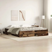 Struttura del letto con cassetto Legno vecchio 180 x 200 cm 3333960