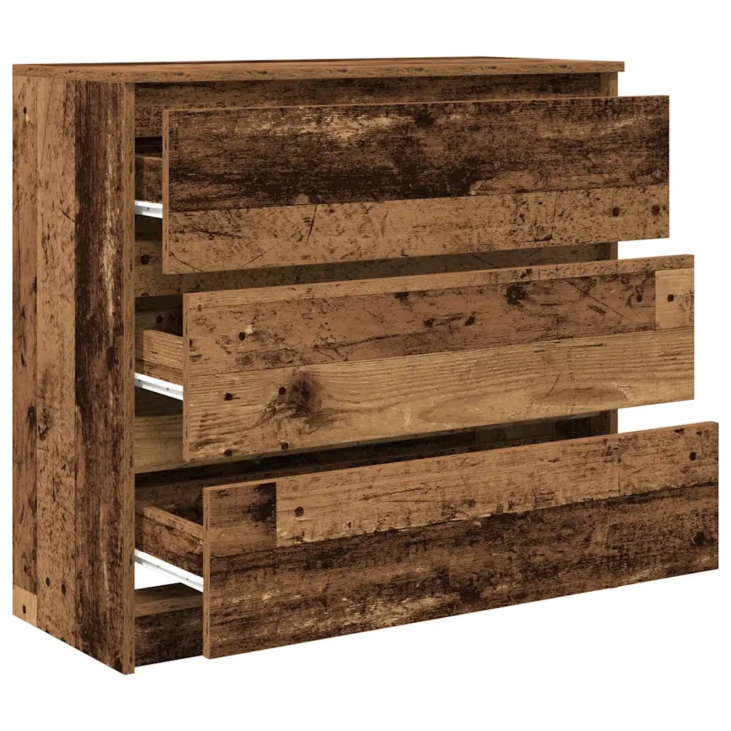 Credenza Legno Antico 80x35x76 cm in Legno Multistrato 861740
