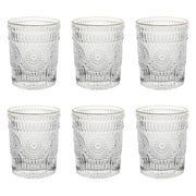 Set 6 Bicchieri Da Whisky 31Cl In Vetro Resistente Lavorato Bicchiere Design Moderno Cucina Acqua Cocktail Rum Certificati Contatto Alimentare Lavastoviglie Microonde Bar Ristorante Geneve