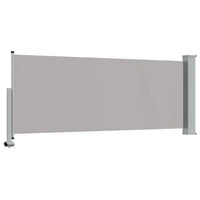 Tenda da Sole Laterale Retrattile 100 x 300 cm Grigia 45186