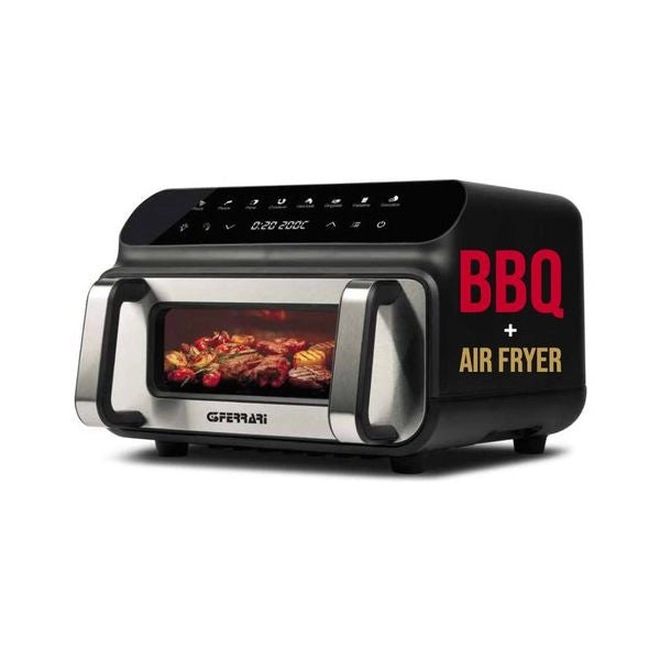 Friggitrice g3 ferrari g10181 friggisano bbq black e silver black e si