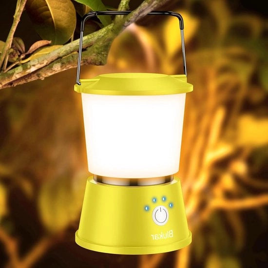 Lampada da Campeggio Riscaricabile - Lunga Durata Batteria - 5 Modalità di Illuminazione - LED Ultrabriglia - Lampada da Esterno Appesa - Emergenza Campeggio - Torcia da Campeggio