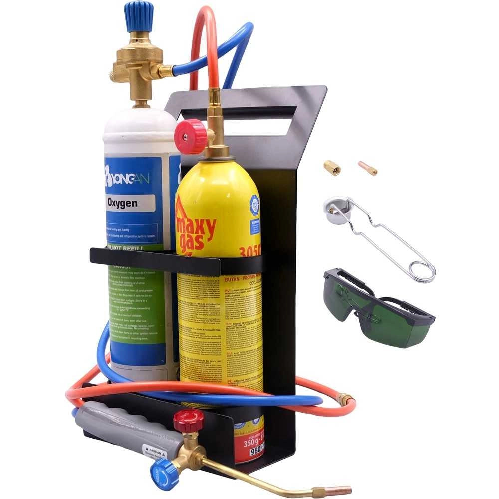 KIT CANNELLO COMPLETO PER SALDATURA AUTOGENA E BRASATURA FORTE   ACCESSORI - UNIVERSALE