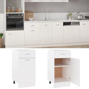 Pensile da cucina | Armadio Inferiore Cassetto ¡°Lyon¡± Bianco 40x46x81,5