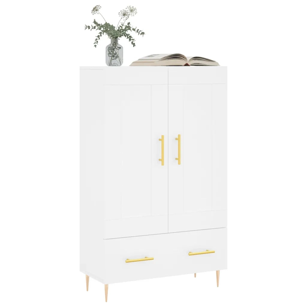 Credenza Bianca 69,5x31x115 cm in Legno Multistratocod mxl 79002
