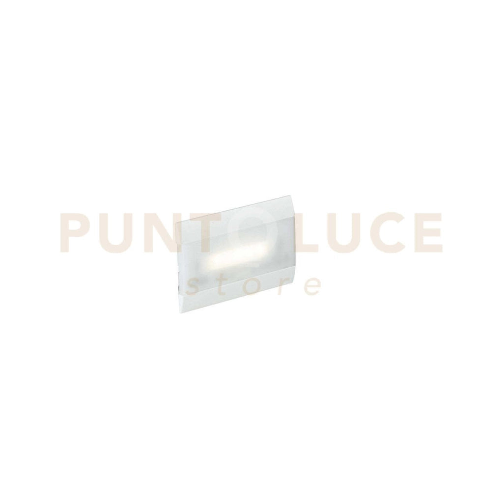 LAMPADA LED D'EMERGENZA A INCASSO HELP BIANCA 1W 80LM 4000K LUCE DI EMERGENZA 3H-80LM 6,7X10,7X3,24C