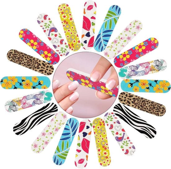 Set di Spillini Mini - 100 pezzi - a doppia faccia - per manicure arte dei capelli - in casa e in salone - monouso