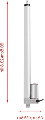 Attuatore elettrico da uso pesante 1000N attuatore lineare motore DC 12V - blocco di sicurezza per tavella e scrivania - 500mm di corsa.
