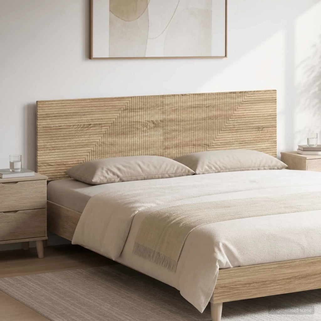 Testiera da Muro HAARLEM Rovere Sonoma Legno ingegnerizzato 896927