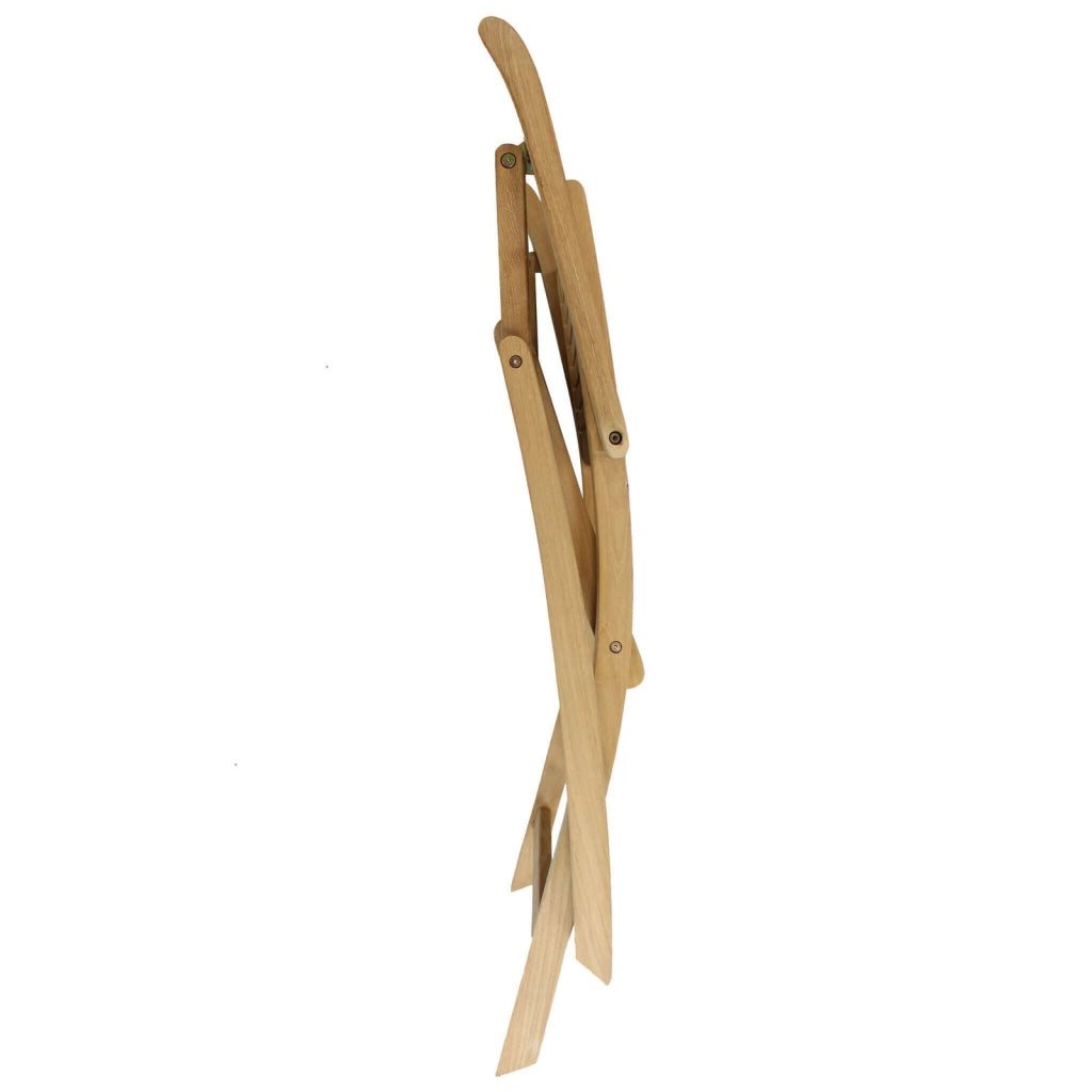 Poltrona da Giardino Pieghevole in Legno Teak cm 42x60x85 - THOR