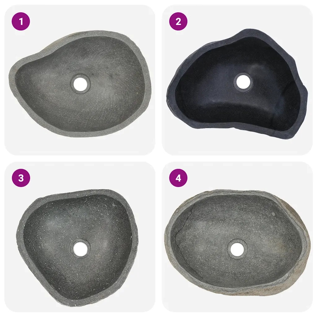 Lavandino in Pietra di Fiume Ovale (37-46)x(29-36) cm 242667