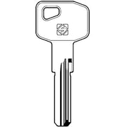 CHIAVE PUNZONATA MG MONTI MG9 SILCA - OTTONE NICHELATO- 5 pezzi