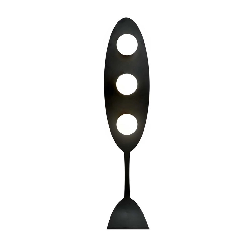 Piantana Minimal Dagda Acciaio Nero 3 Luci E14 Ip20