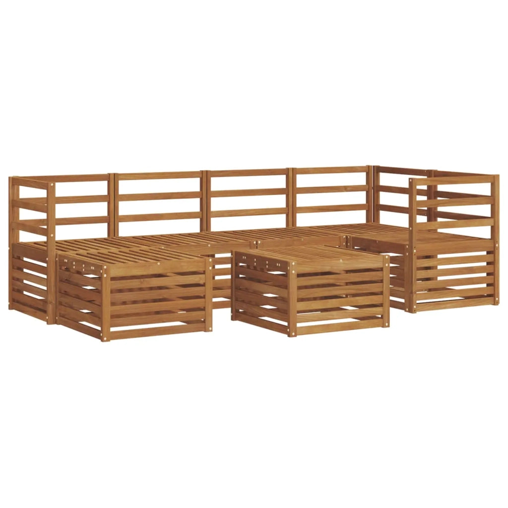 Set divani Naturale Legno di Acacia Massello 3375109