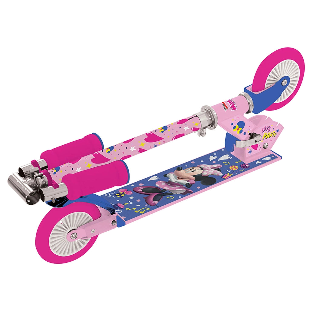 Monopattino per Bambini a 2 Ruote Licenza Disney Minnie Ruote Antiforatura con Cuscinetti a Sfera ABEC7 Peso Max 50 kg