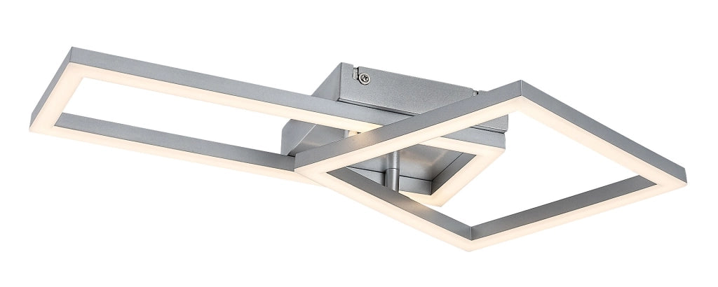 Plafoniera LED Rabalux Ellinor cromo 24W 3000K geometrica