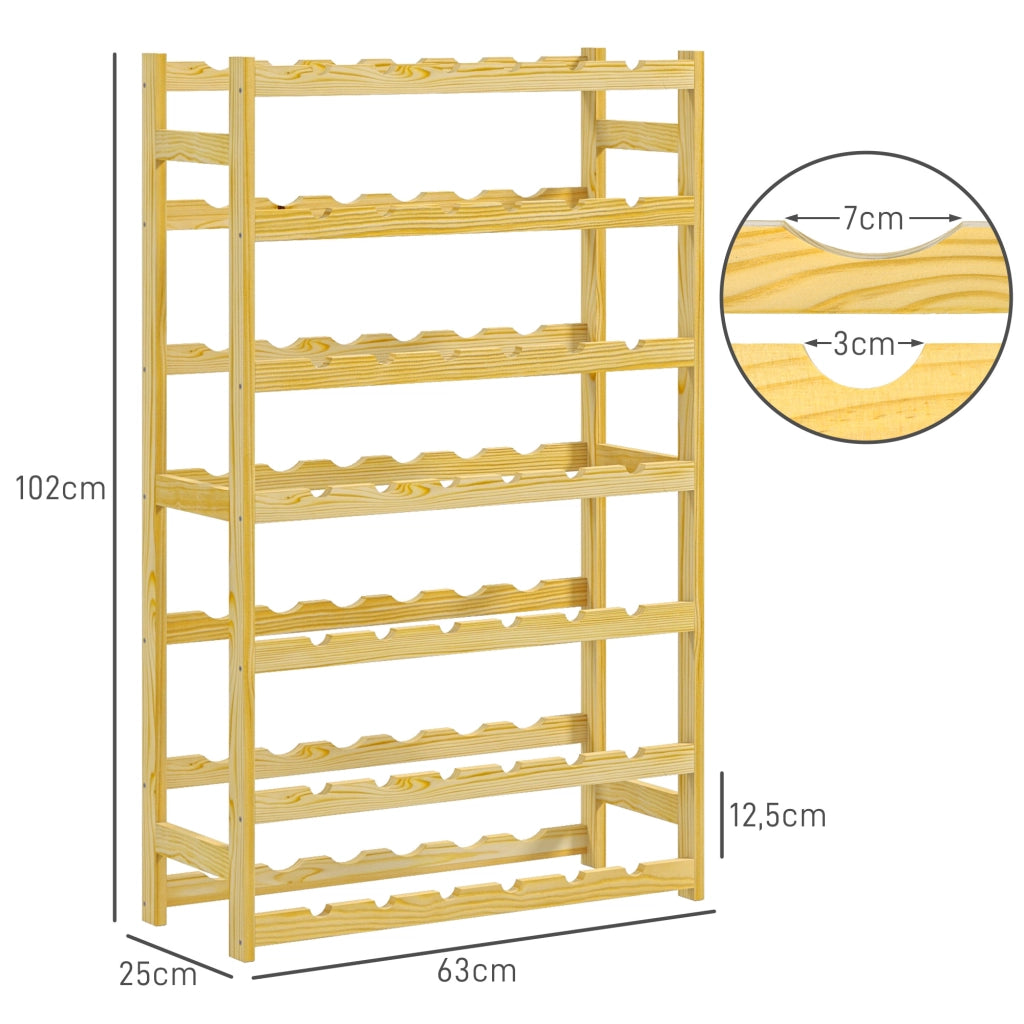 Tavolino ¨C zephmum ¨C Legno 63x25x102 cm Natural