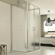 Box Doccia 3 lati 90x90x90 CM H198 stampato C mod. Cristal Trio 2 Ante