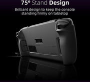 Custodia Protettiva con Grip Tessile Pieno Protezionismo e Supporto Assorbimento degli Impatti Non Scivola e Anti-Scheggiatura Design di Copertura - per Bundle Steam Deck/OLED
